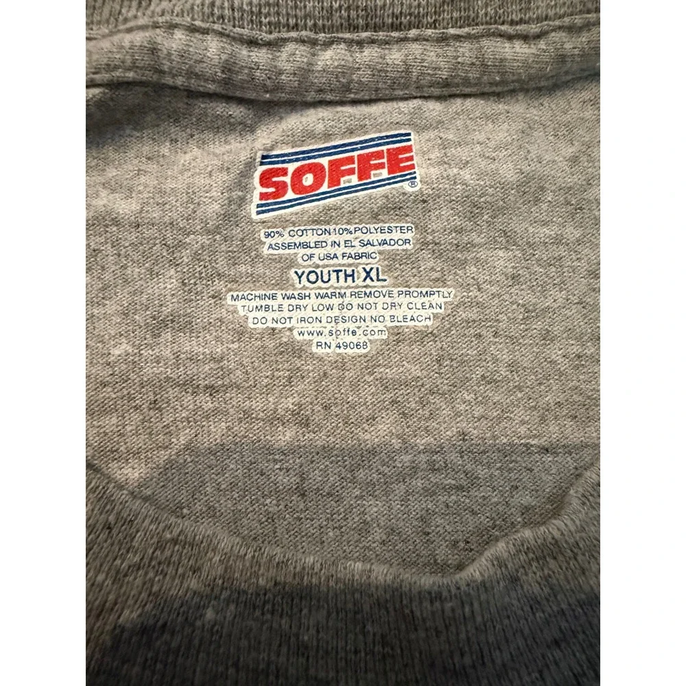 Vintage Soffe USC Trojans T Shirt Youth XL Heather Gray NCAA College Graphic Tee